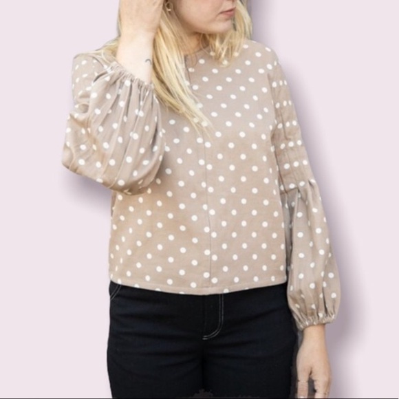 Ajaie Alaie Bon Bon Polka Dot Blouse - Picture 7 of 11